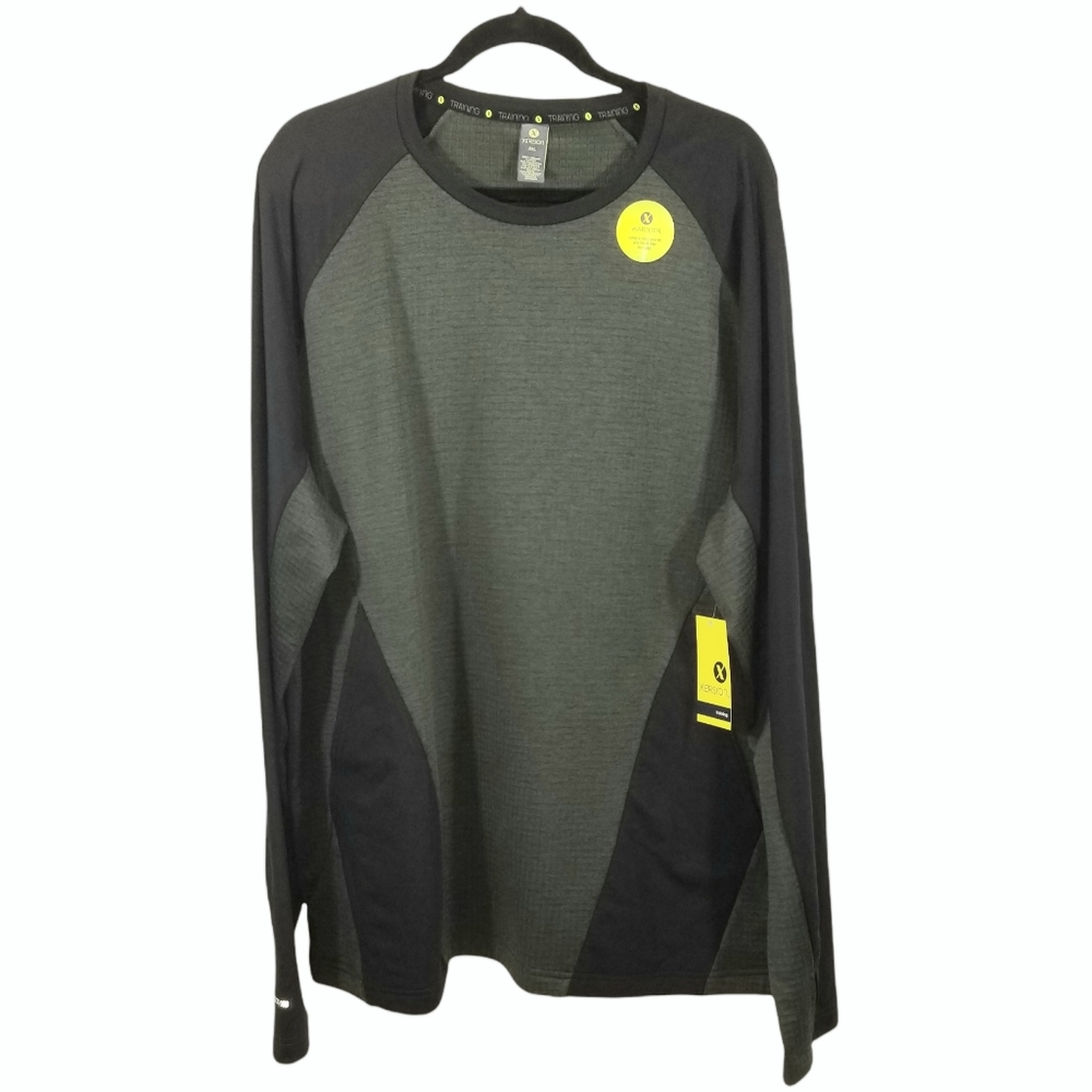 NEW XERSION Training Tee Shirt Men XXL Long Sleeve